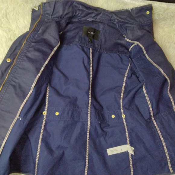 J. Crew Downtown Field Utility Military Relaxed boyfriend fit Jacket Siz…